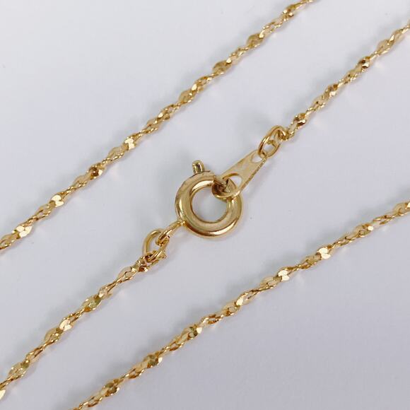 VTG Mid Century Bird Pendant Necklace Green Quartz Gold Tone Figural Animal - Picture 12 of 12